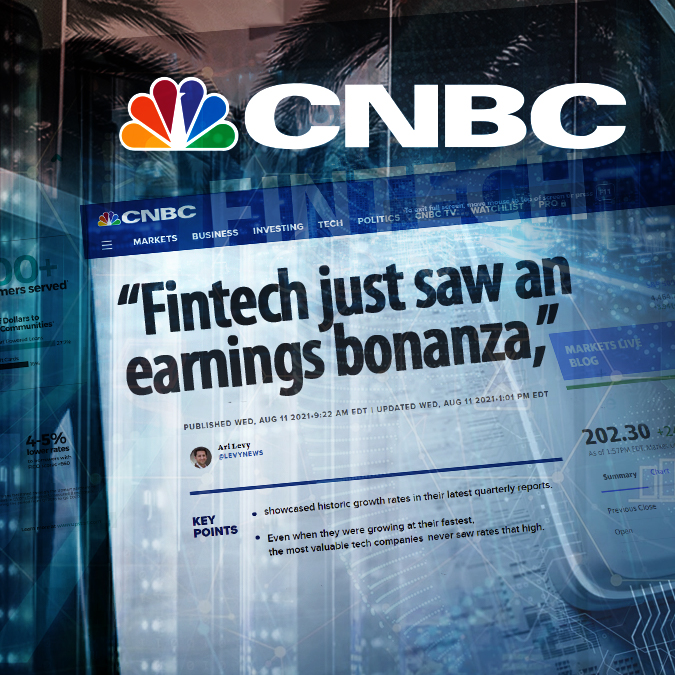 EMJ - CNBC - Article - Fintech Earnings Bonanza - 01-13-2021
